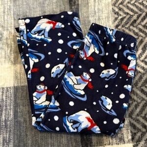 Faded Glory Kids Pajama Bottoms - Navy with Polar Bears